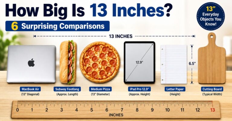 13 Inches