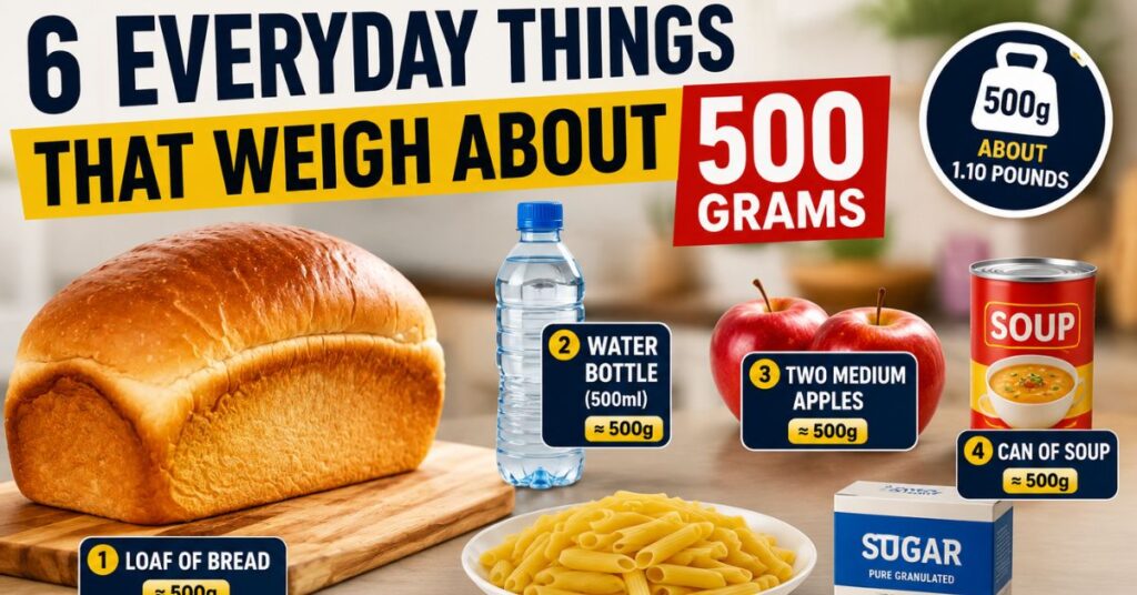 6 Everyday Things That Weigh About 500 Grams