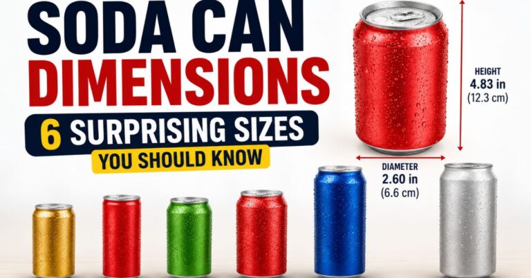 Soda Can Dimensions