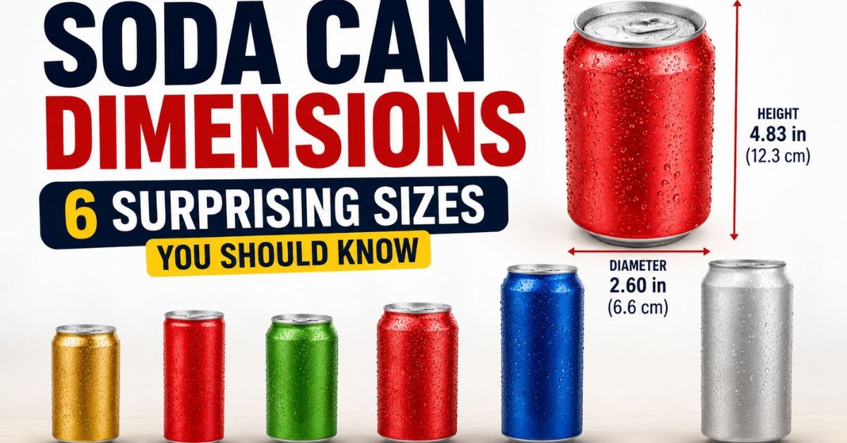 Soda Can Dimensions