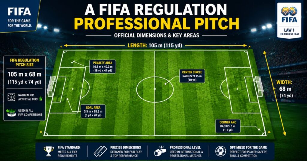 A FIFA Regulation Professional Pitch