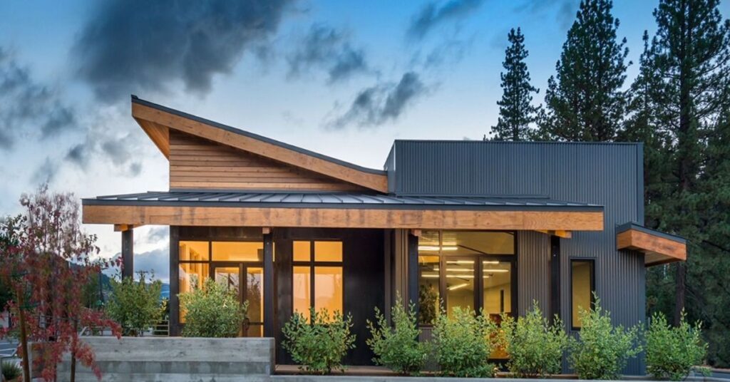 A One-Story House Roofline