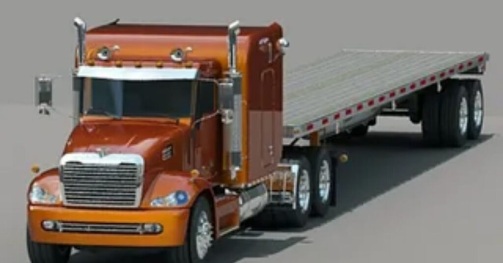 A Standard Semi-Truck Trailer