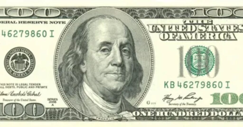 A US Dollar Bill