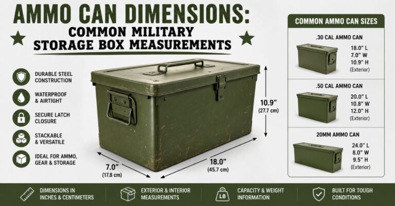 Ammo Can Dimensions