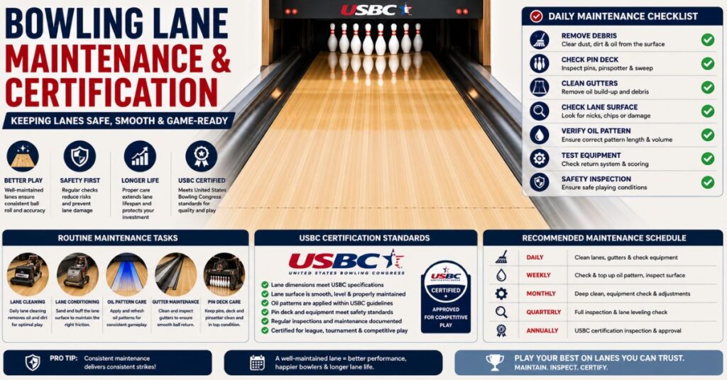 Bowling Lane Maintenance and Certification