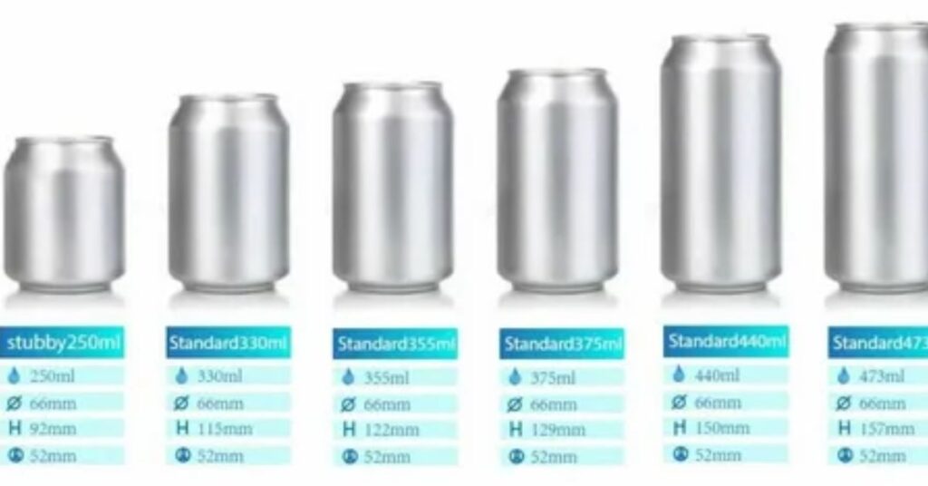 Common Beverage Can Sizes Explained