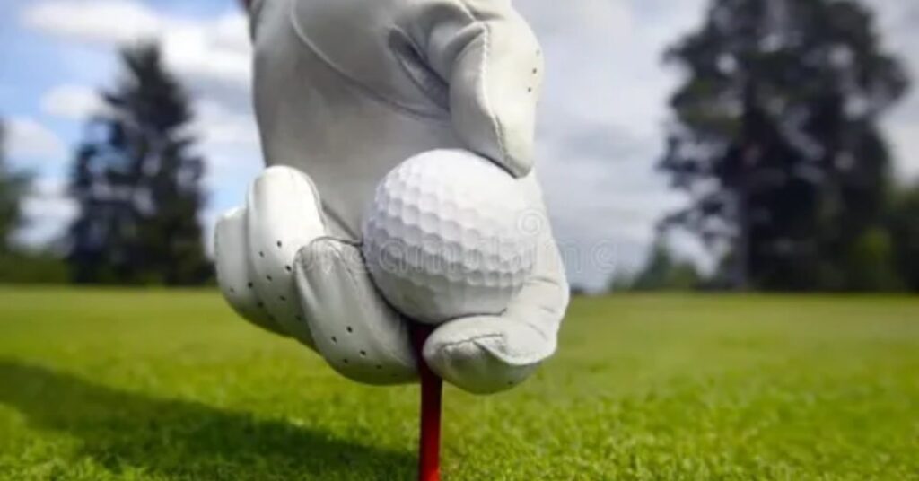 Golf Ball on a Tee