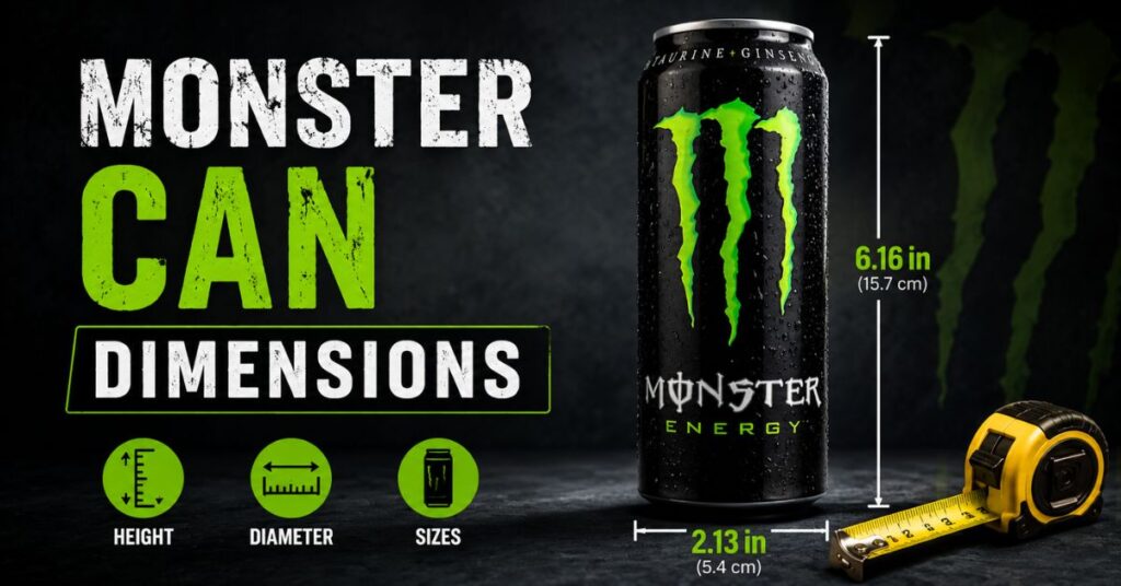 Monster Can Dimensions