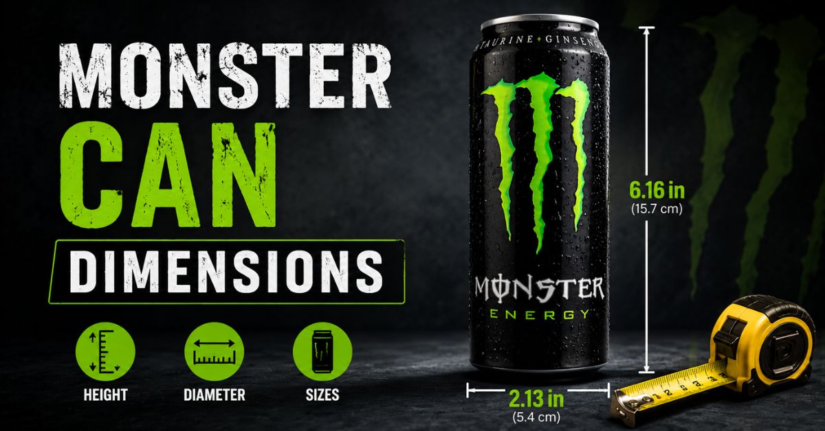 Monster Can Dimensions