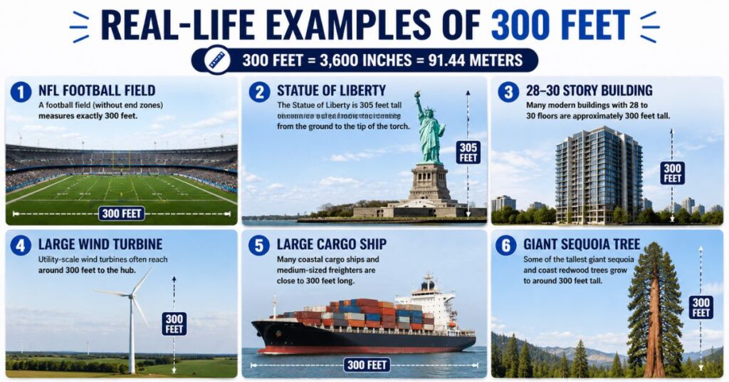 Real-Life Examples of 300 Feet