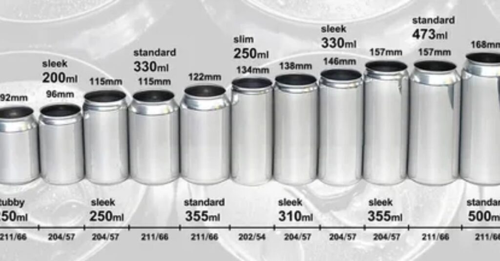 The Standard 12 oz Beer Can