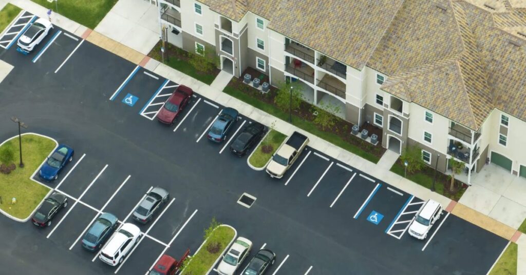 Two Standard Parking Spaces