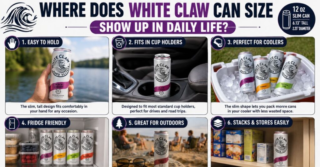 White Claw Can Dimensions 6 Surprising Size Comparisons (2026) 4 Where Does White Claw Can Size Show Up in Daily Life?