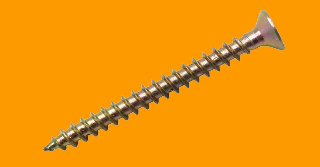 A 1 3/8-Inch Wood Screw
