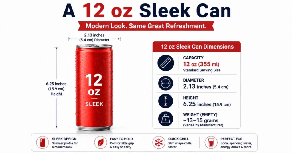 A 12 oz Sleek Can
