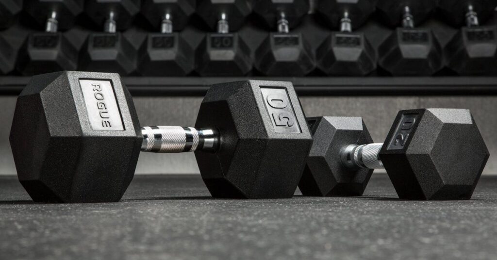 A Pair of Medium Dumbbells (2 x 6 kg)