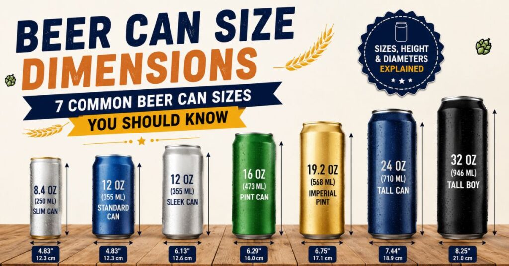 Beer Can Size Dimensions