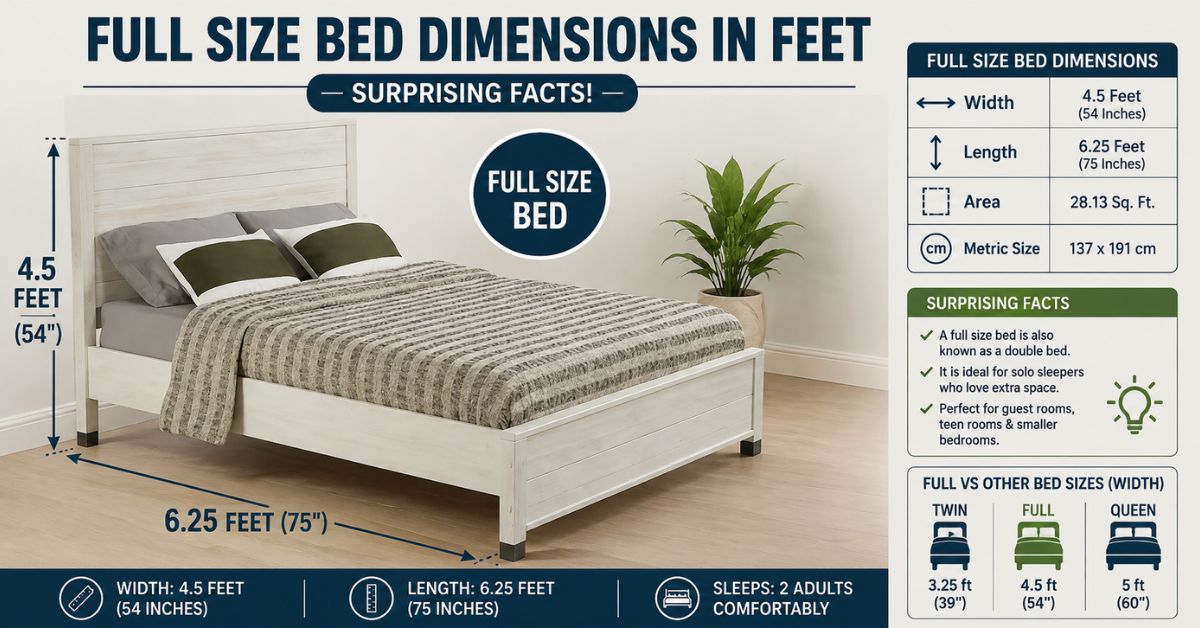 Full Size Bed Dimensions