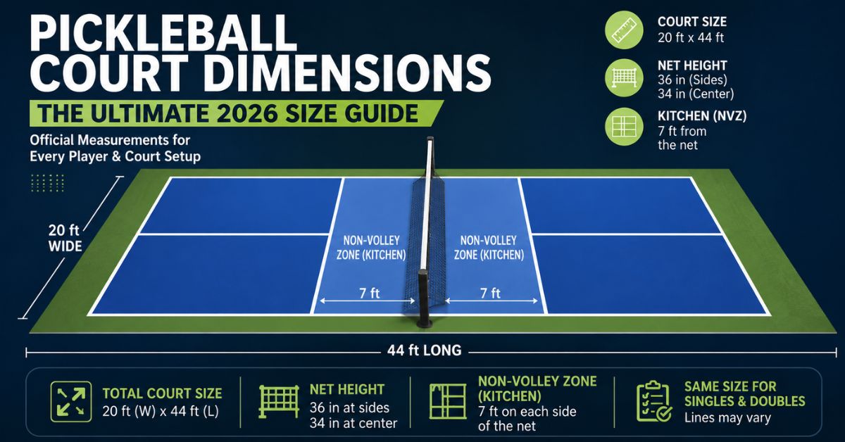 Pickleball Court Dimensions