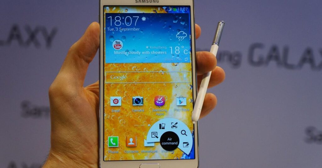 Samsung Galaxy Note 3 Screen