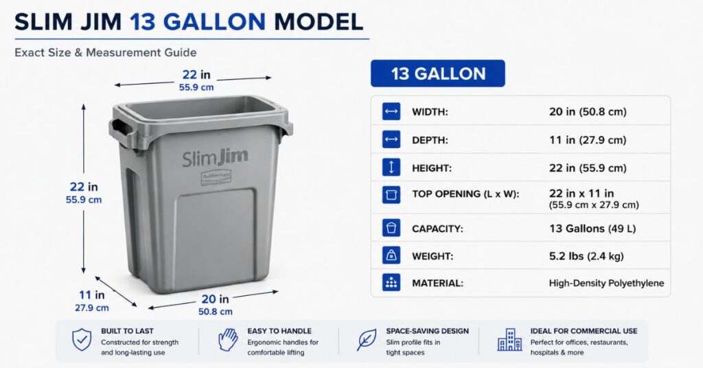 Slim Jim 13 Gallon Model