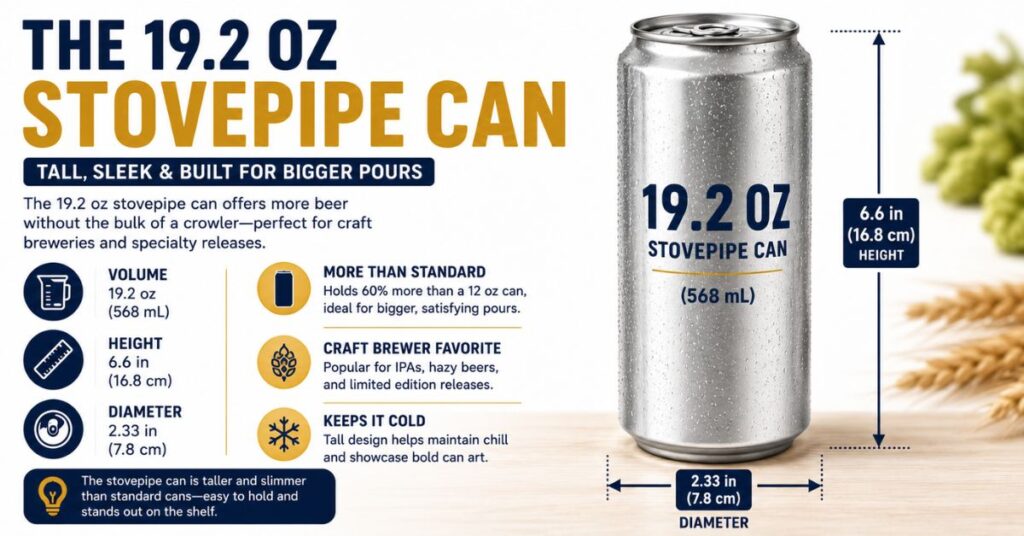 The 19.2 oz Stovepipe Can