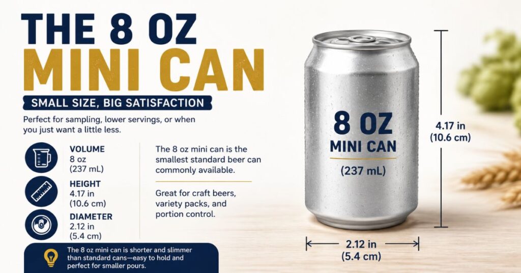 The 8 oz Mini Can