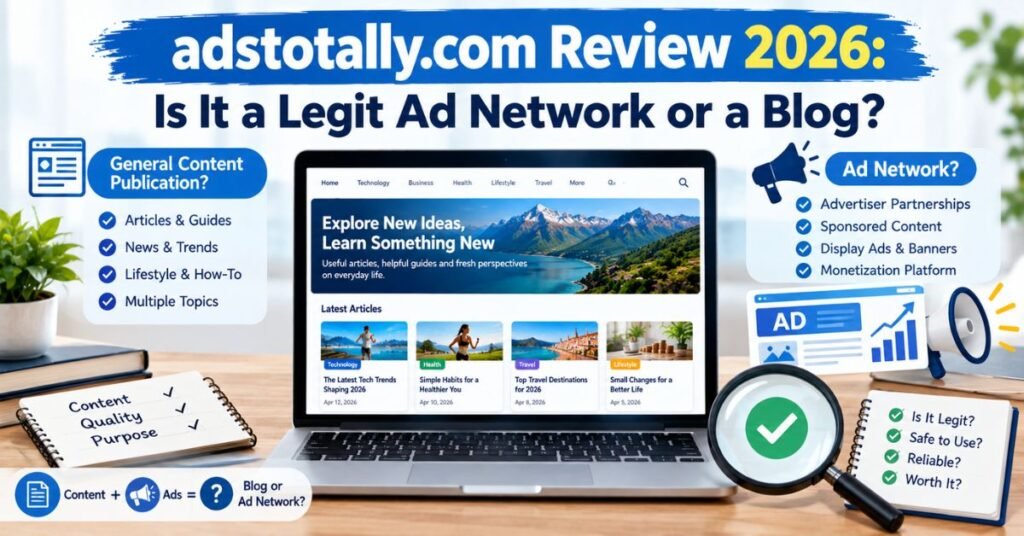 adstotally.com Review 2026: Is It a Legit Ad Network or a Blog?