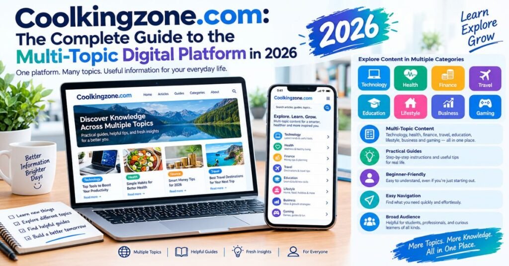 Coolkingzone.com: The Complete Guide to the Multi-Topic Digital Platform in 2026