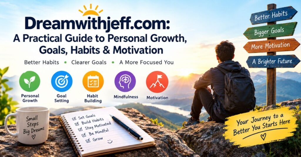 Dreamwithjeff.com: A Practical Guide to Personal Growth, Goals, Habits & Motivation