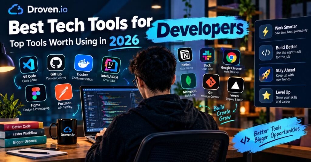 Droven.io Best Tech Tools for Developers: Top Tools Worth Using in 2026