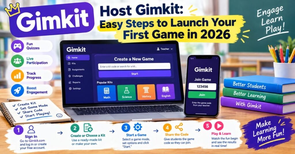 Host Gimkit: Easy Steps to Launch Your First Game in 2026