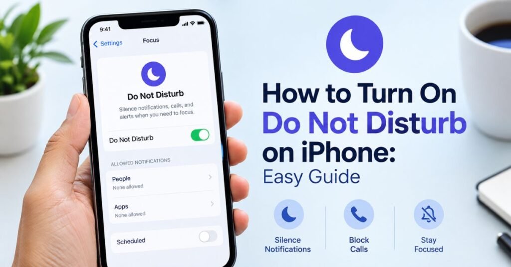 How to Turn On Do Not Disturb on iPhone: Easy Guide