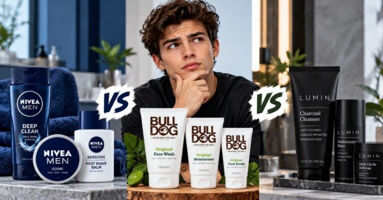 i am a gen z man how does the nivea men line stack up against bulldog or lumin