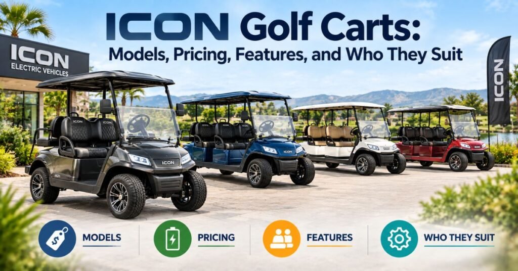 ICON Golf Carts Models, Pricing: 7 Essential Tips for Buyers in 2026