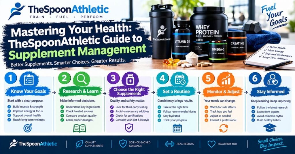 Mastering Your Health: TheSpoonAthletic Guide to Supplement Management