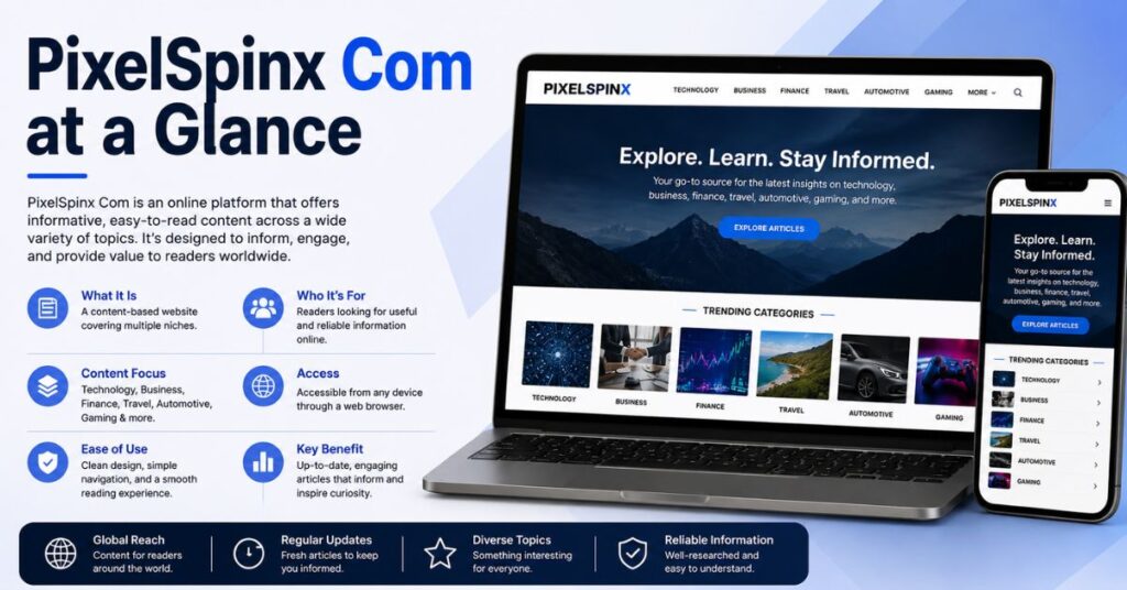 PixelSpinx Com at a Glance