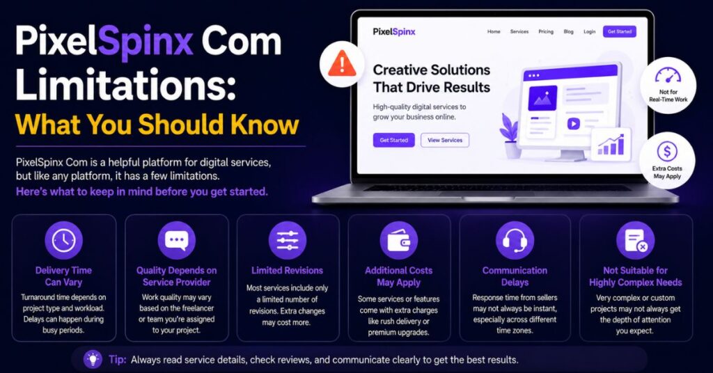 PixelSpinx Com Limitations: What You Should Know