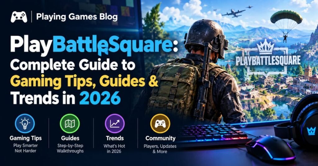 Playing Games Blog PlayBattleSquare: Complete Guide to Gaming Tips, Guides & Trends in 2026