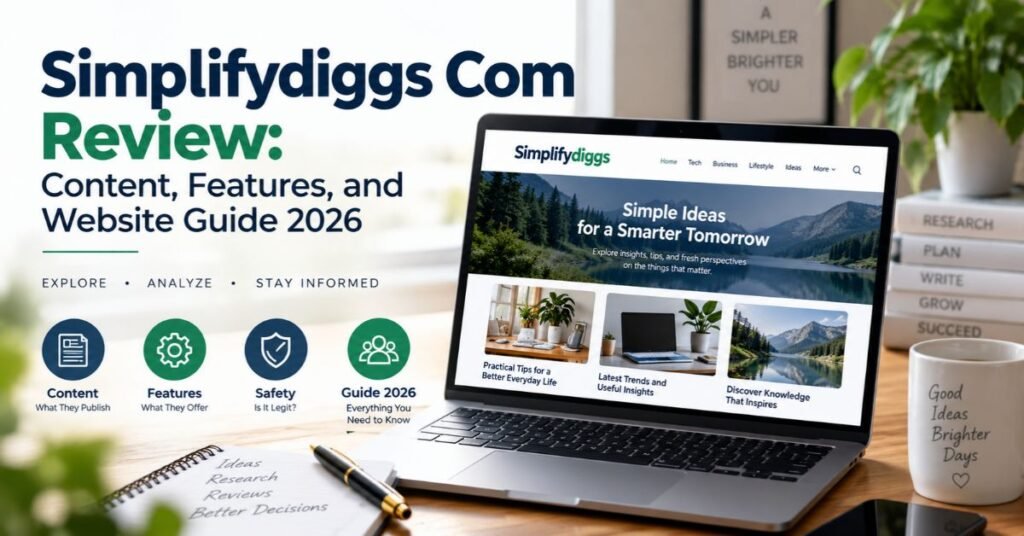 Simplifydiggs Com Review: Content, Features, and Website Guide 2026