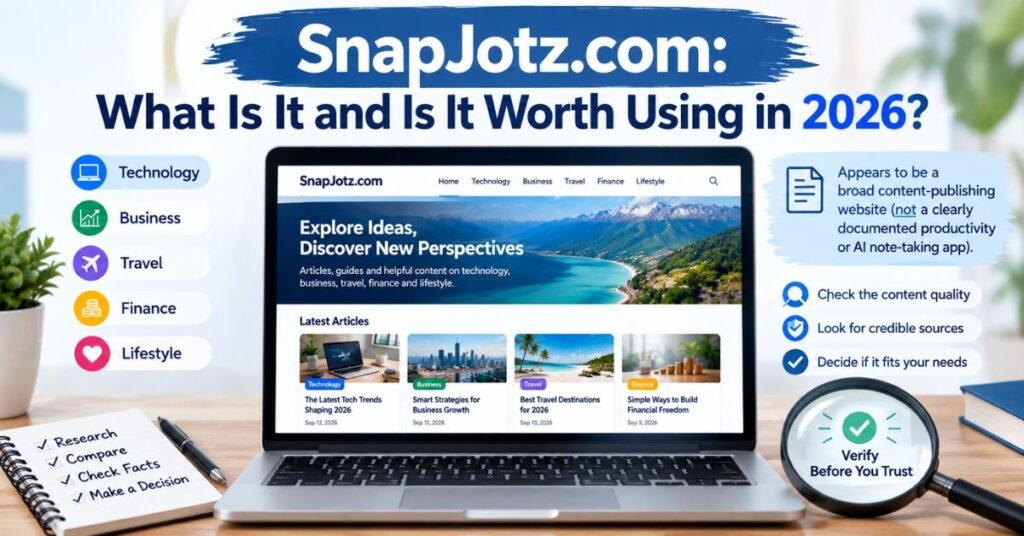SnapJotz.com: What Is It and Is It Worth Using in 2026?