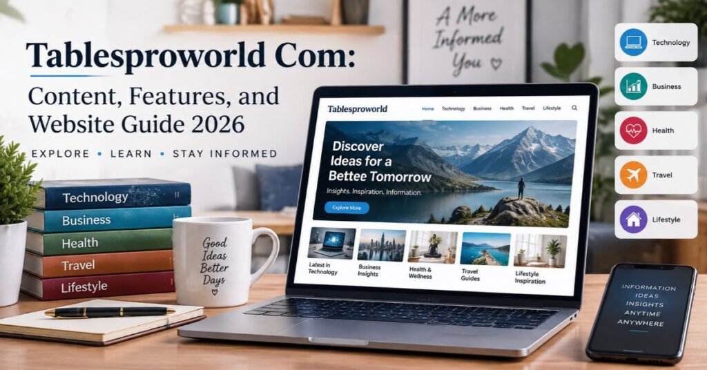 Tablesproworld Com: Content, Features, and Website Guide 2026
