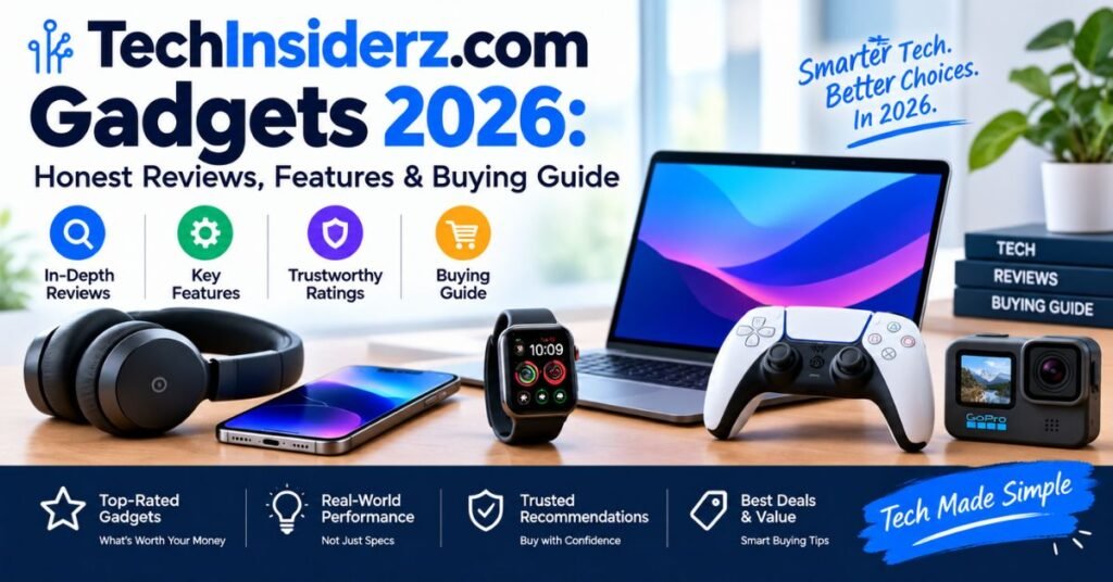 TechInsiderz.com Gadgets 2026: Honest Reviews, Features & Buying Guide