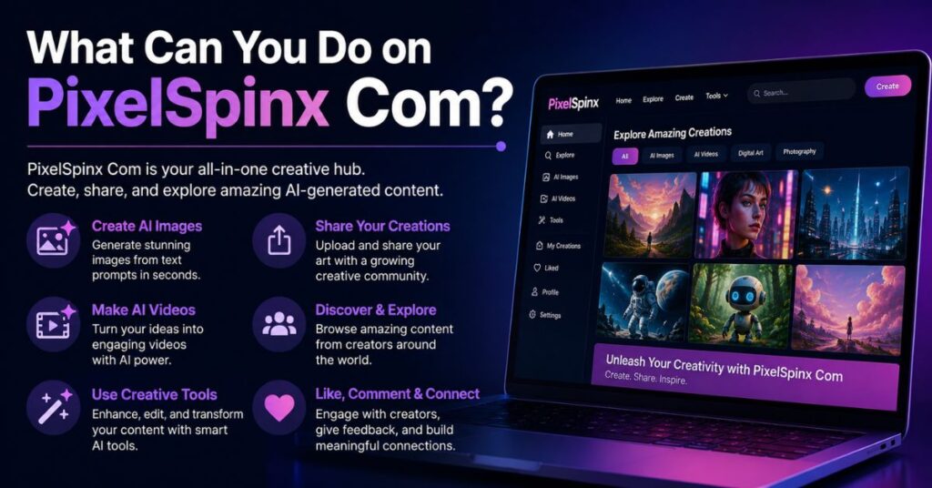 What Can You Do on PixelSpinx Com?