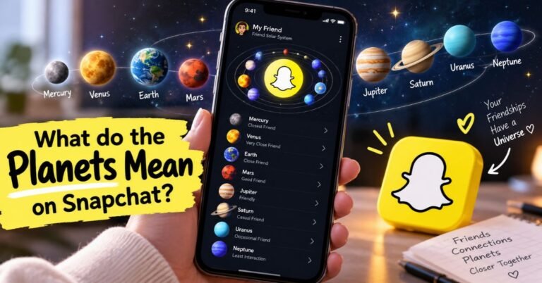 what do the planets mean on snapchat