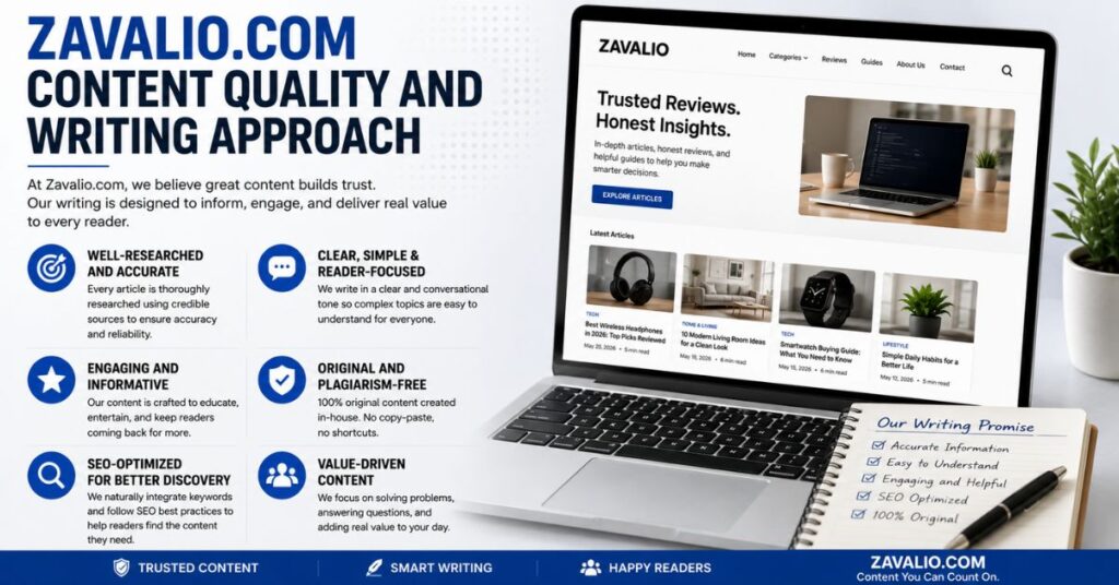 Zavalio.com Content Quality and Writing Approach