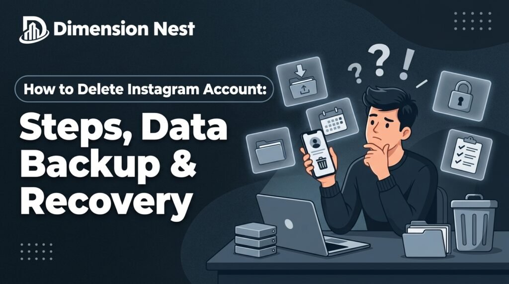 How to Delete Instagram Account? Steps, Data Backup & Recovery